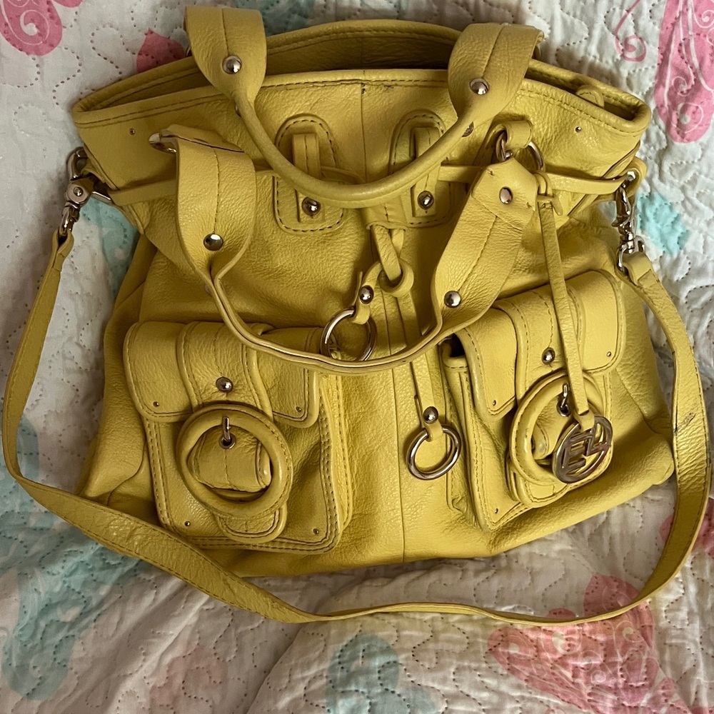 Elliot Lucca Yellow Leather Bag